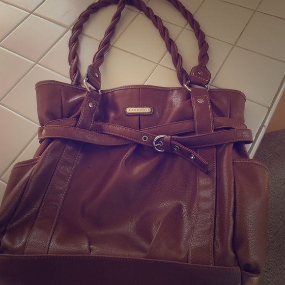 Rossetti light brown leather purse