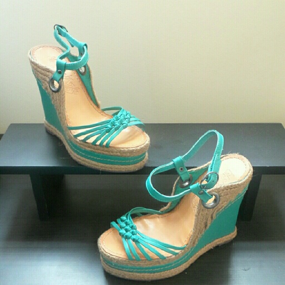 Size: 6 Strappy Wedges - Picture 1 of 2