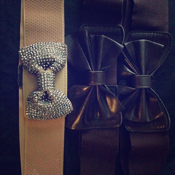 3 bow-tie belts