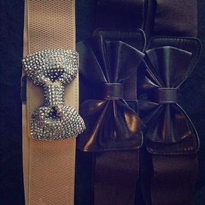 3 bow-tie belts