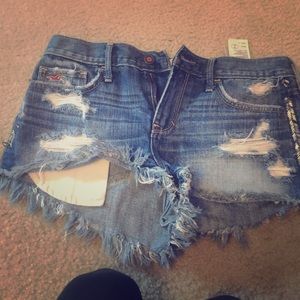 Hollister High Waisted Shorts