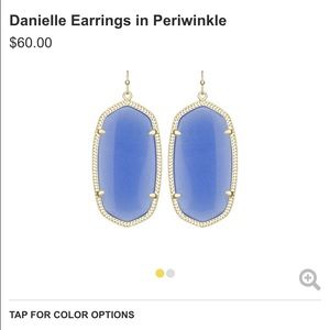 **On hold**Kendra Scott blue Danielle earrings