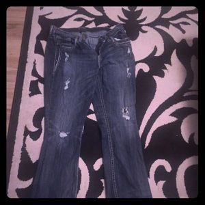 Silver plus size jeans