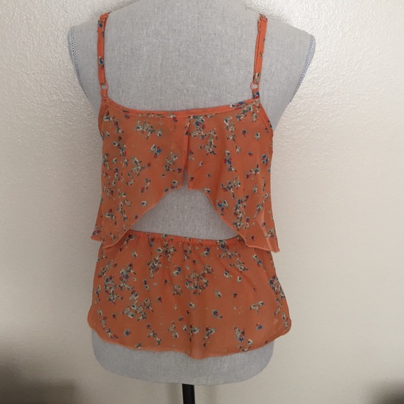 Cute Orange tank - Picture 2 of 2