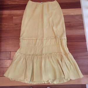 Pretty Anthropologie long boho skirt