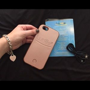 Rose gold Lumee case for iPhone 6 or 6s