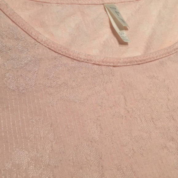 Light pink burnout crop top - Picture 4 of 4