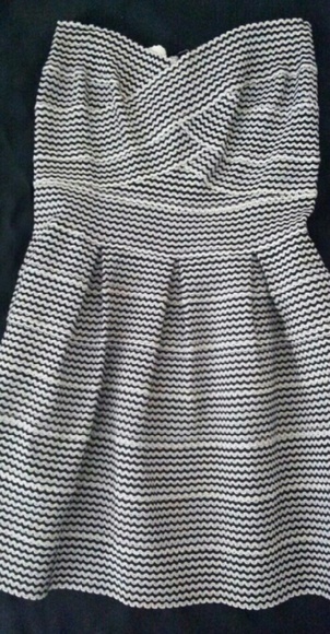 Black/White Bandage Dress