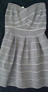 Black/White Bandage Dress