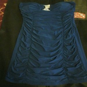 Royal blue dress