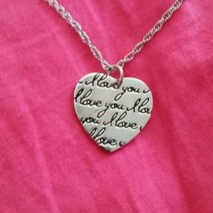"I love you" necklace