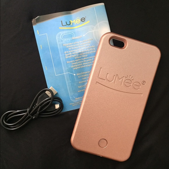 Rose gold Lumee for 6 plus