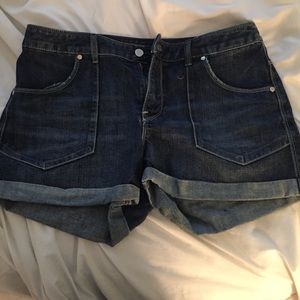 Express denim shorts size 10