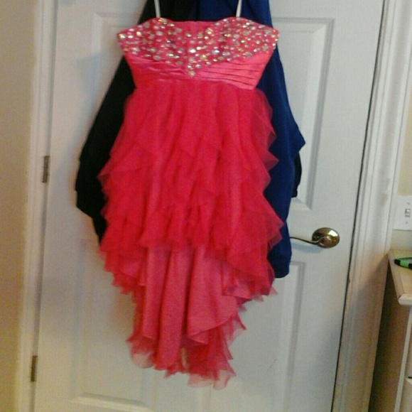 Hot pink dress