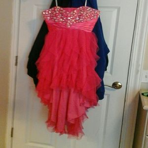 Hot pink dress