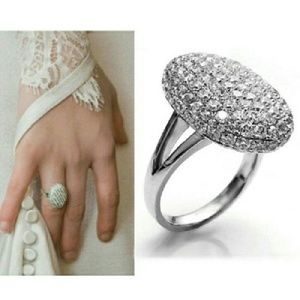 Silver color  Crystal Rhinestone Ring