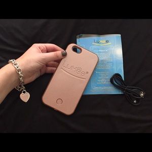 Rose gold Lumee iPhone 6 6s