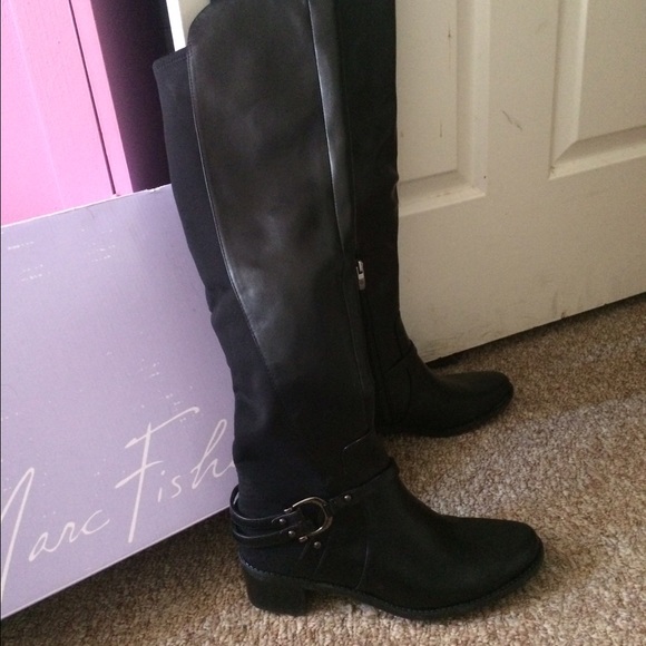 Marc Fisher Shoes - NIB MARC FISHER BLACK KEMOS2 Knee High Boots