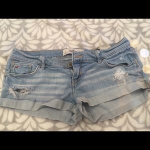 Light blue Hollister shorts