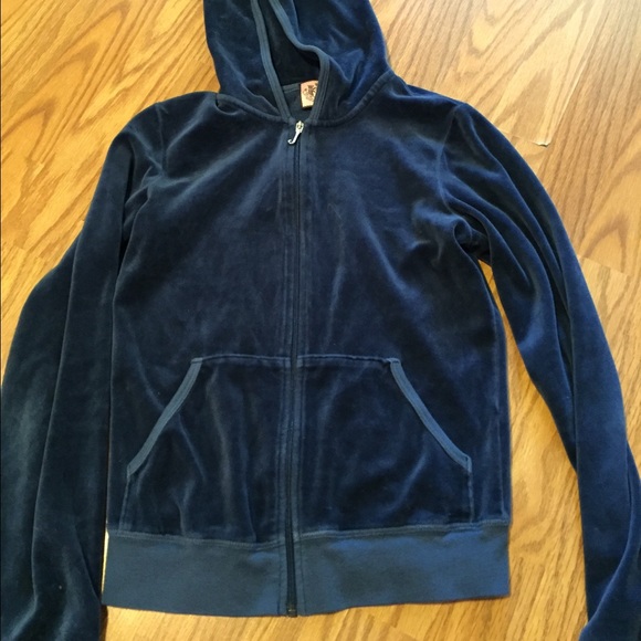 Juicy Couture velour zip up sweater!