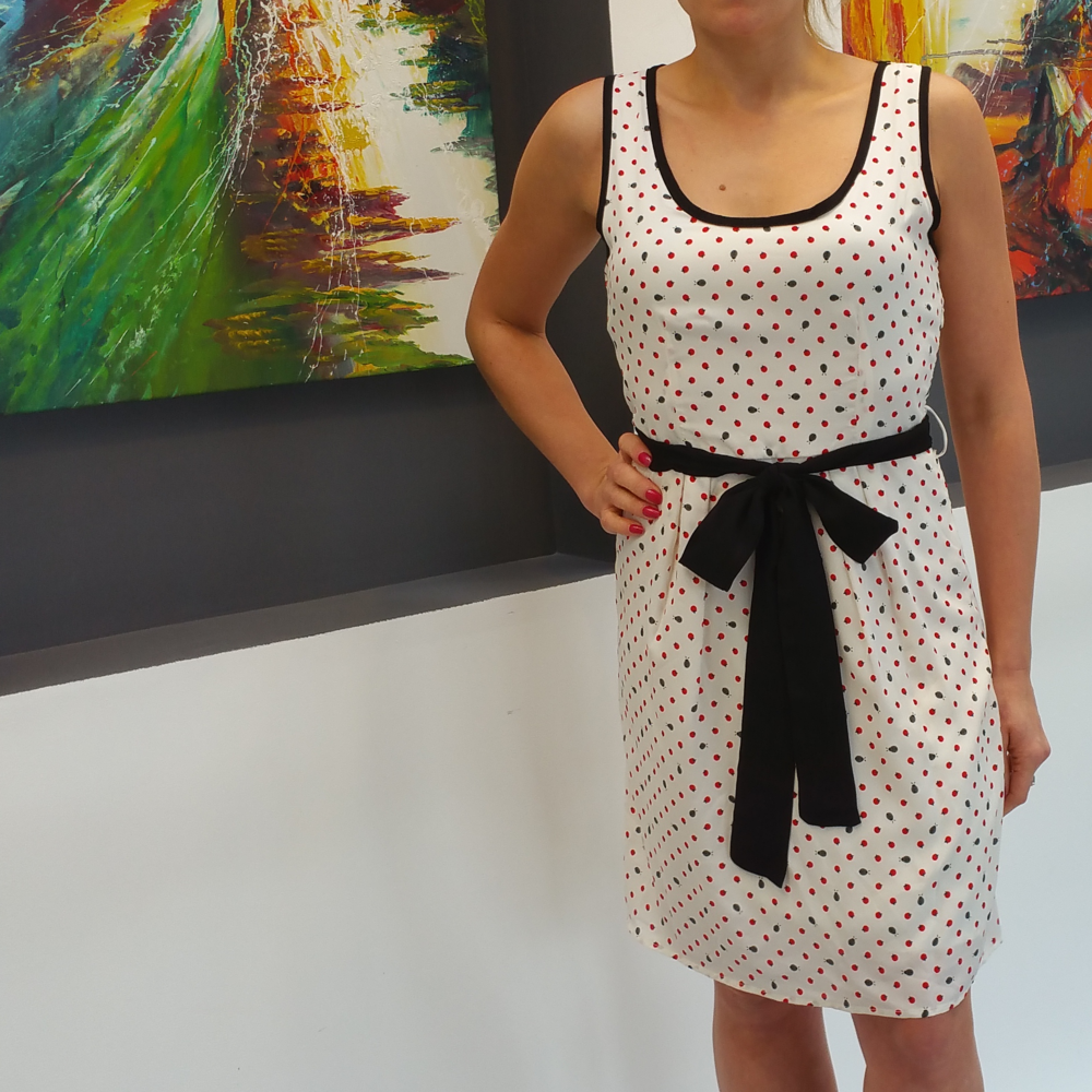 FRUITS & LADY BUGS" DRESS NWOT - Picture 2 of 4