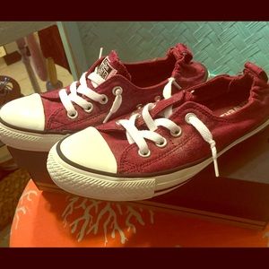 Converse Chucks Maroon w/ Glitter Sheen 😍