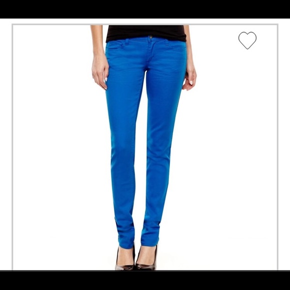 Bright Blue Skinny Jeans