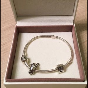 Authentic Pandora Sterling Silver Bracelet
