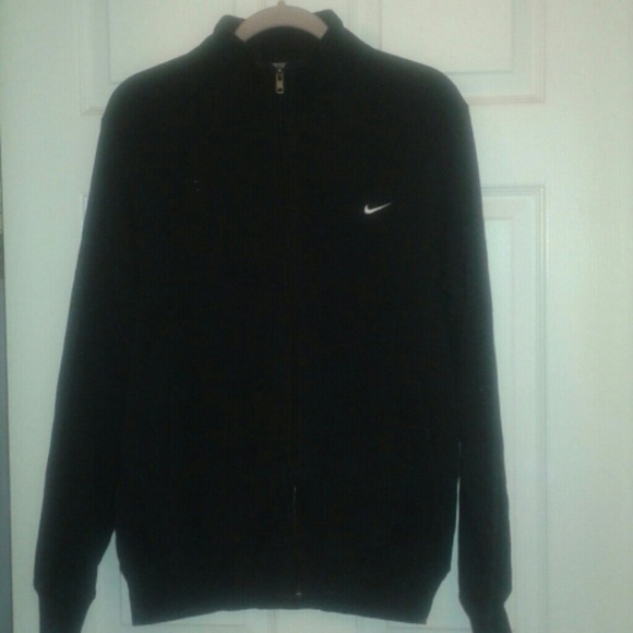 Unisex Black NIKE Zip Up Jacket