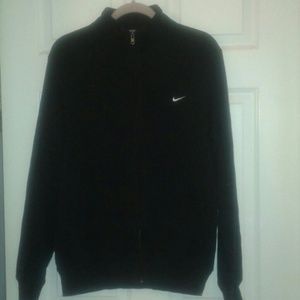 Unisex Black NIKE Zip Up Jacket