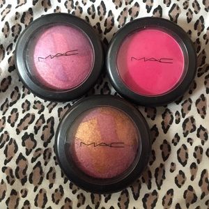 Three Mac blushes