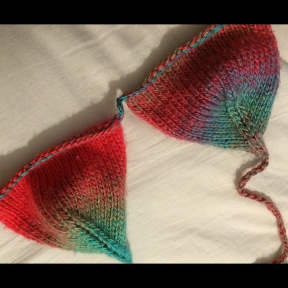 Handmade crotchet bathing suit top!