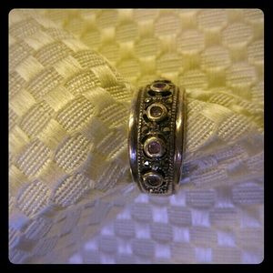 925 Silver and amethyst Ring Size 7