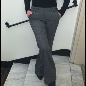 Armani Exchange Herringbone Tweed Dress Pants