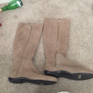 Suade taupe DKNY boots 8.5