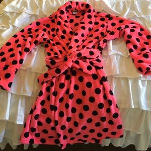 Victoria's Secret PINK polka dot rob