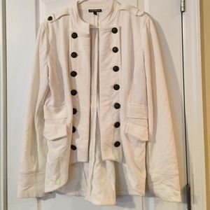 Express Military White Jacket