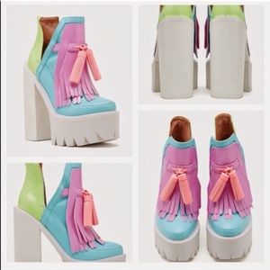Jeffrey Campbell Glow In The Dark Booties