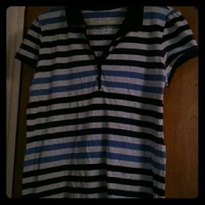 Blue stripped blouse