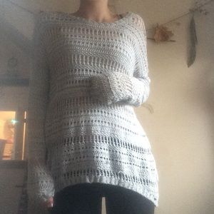 Thin sweater with holes (see through)