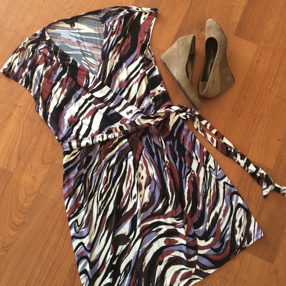 Banana Republic faux wrap dress