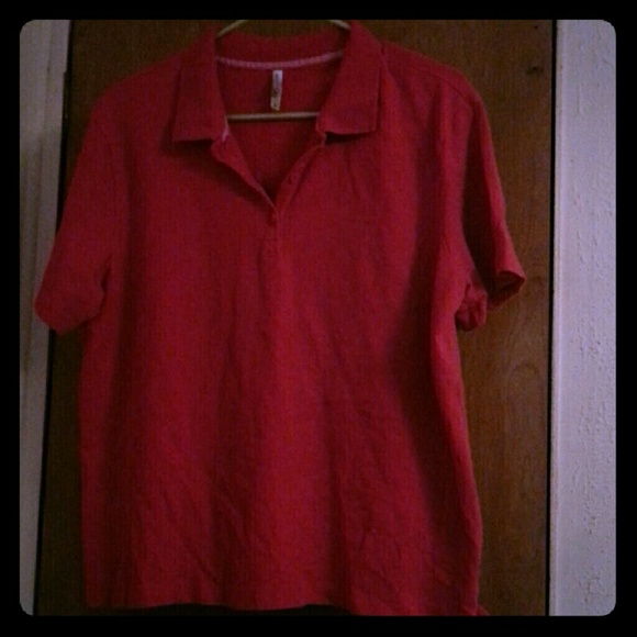 Red blouse