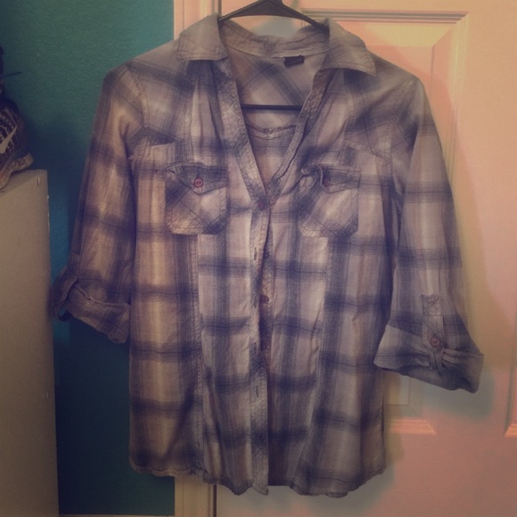 Flannel button down