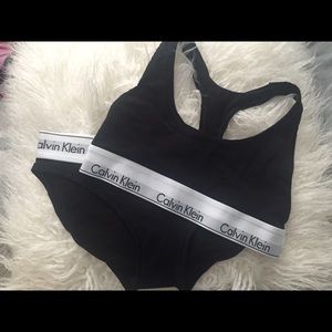 Calvin Klein bra and underwear set
