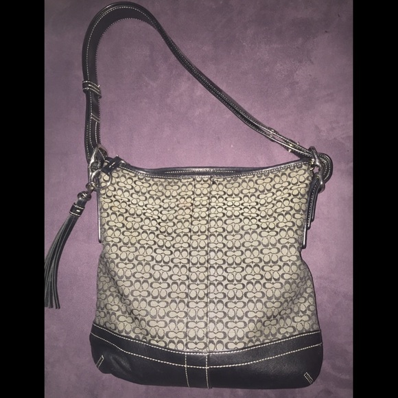 Coach Black Purse - Picture 1 of 4