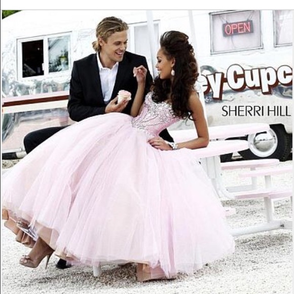 Pink Sherri Hill dress style #21263