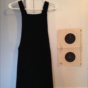 Topshop black Pinafore Dress, new w/ tags size 0