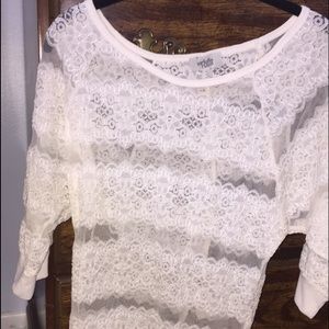 Charlotte Russe's lace top.