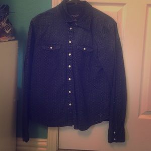 Pearl snap button down