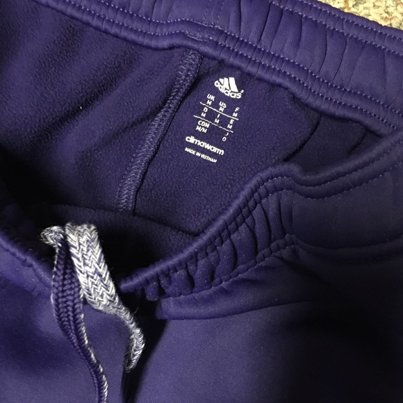 Purple Adidas Sweatpants - Picture 3 of 4